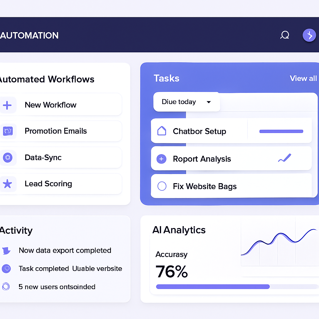 AI Workforce Automation interface