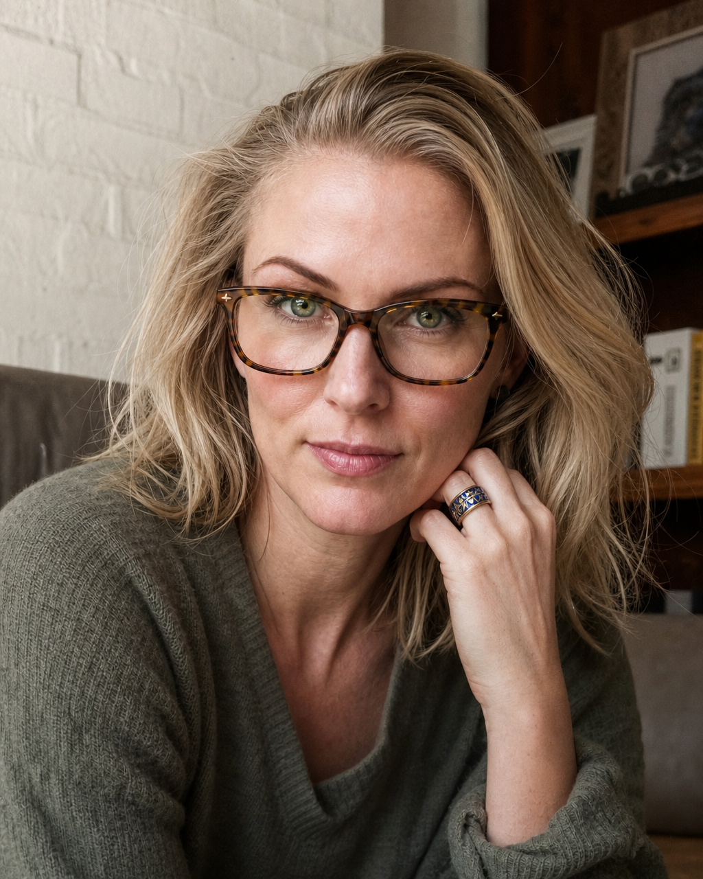 Elizabeth Groch wearing the Jaipur Ring