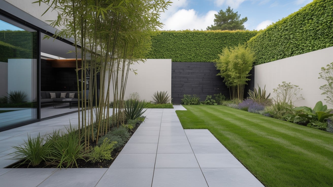 Modern minimalist garden