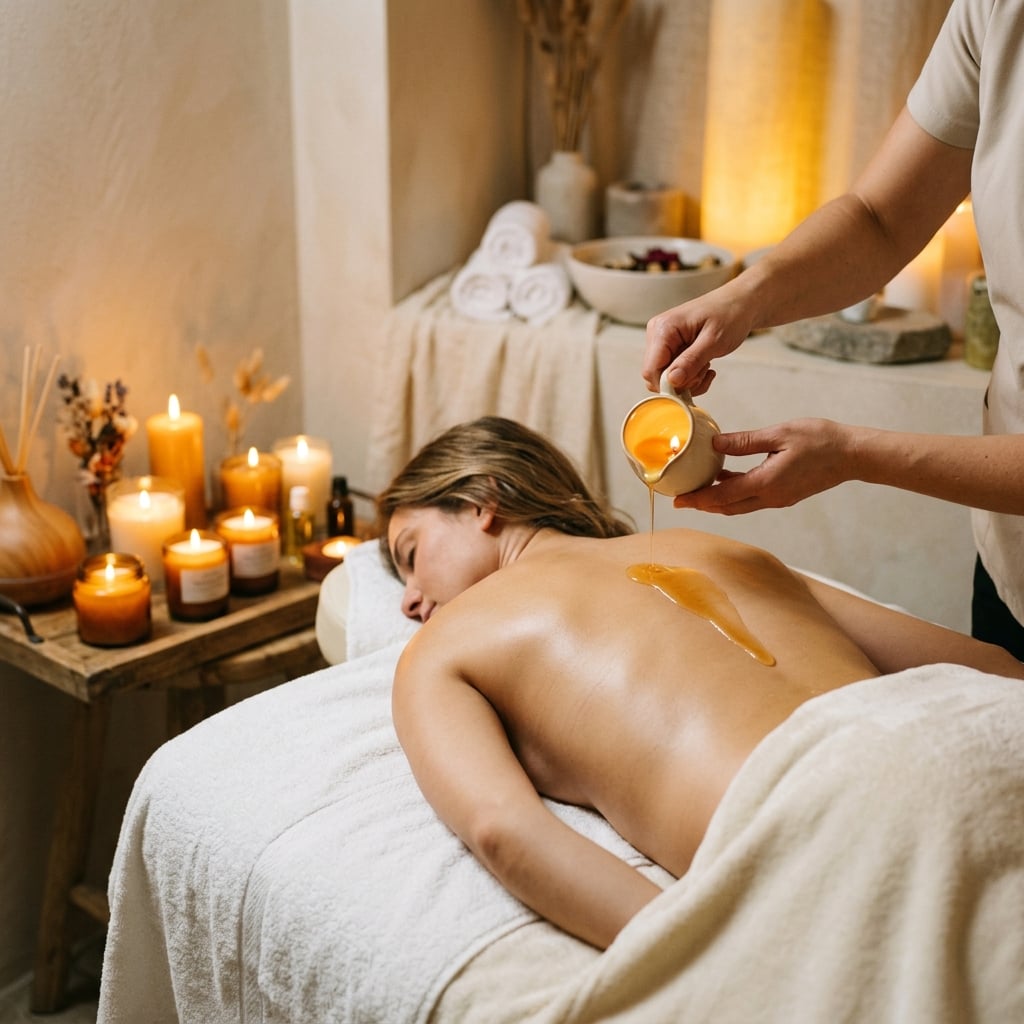 Massagem com Velas