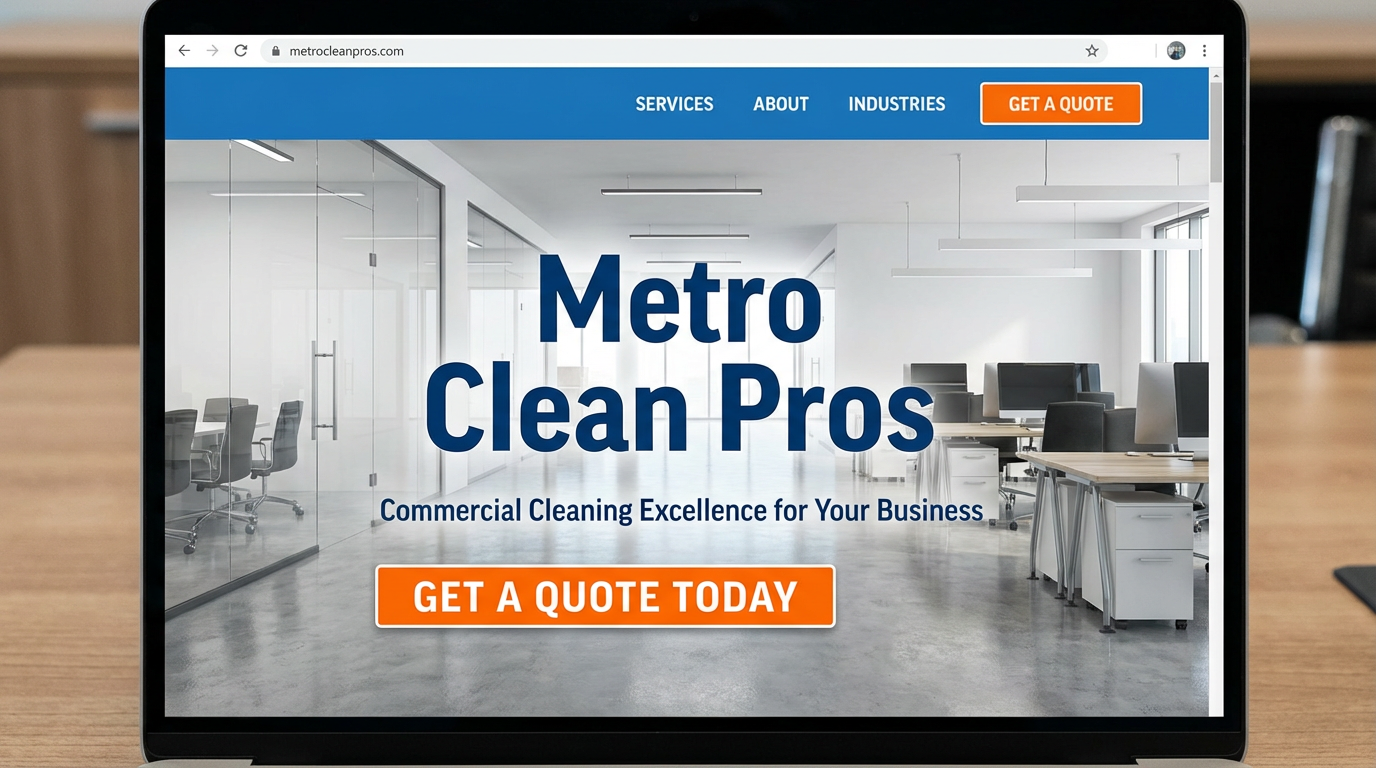 Metro Clean Pros website