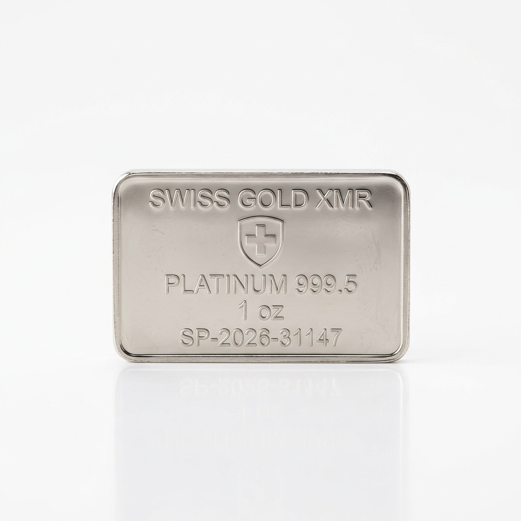 1oz Platinum Bar PAMP Fortuna