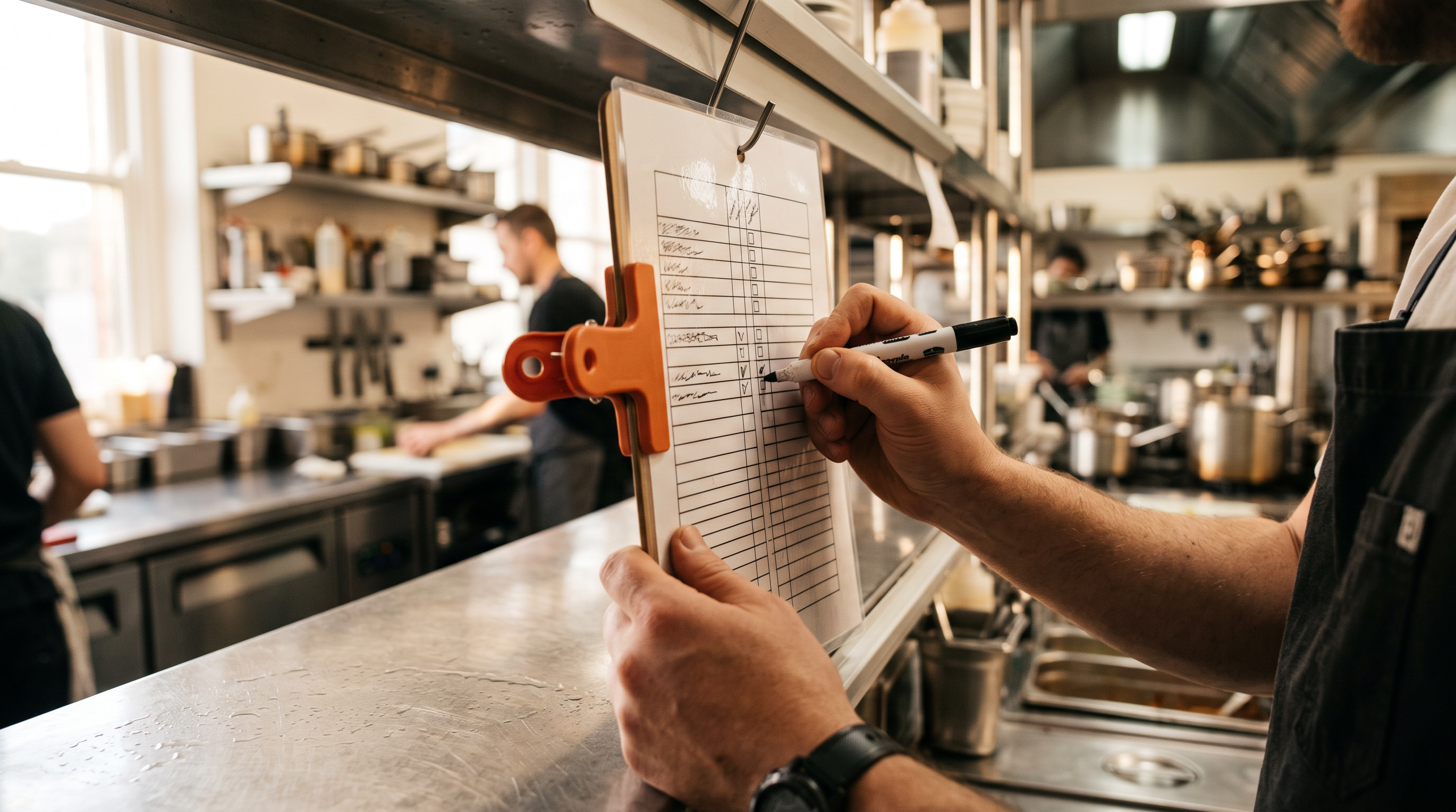 Checklist di apertura e chiusura del locale