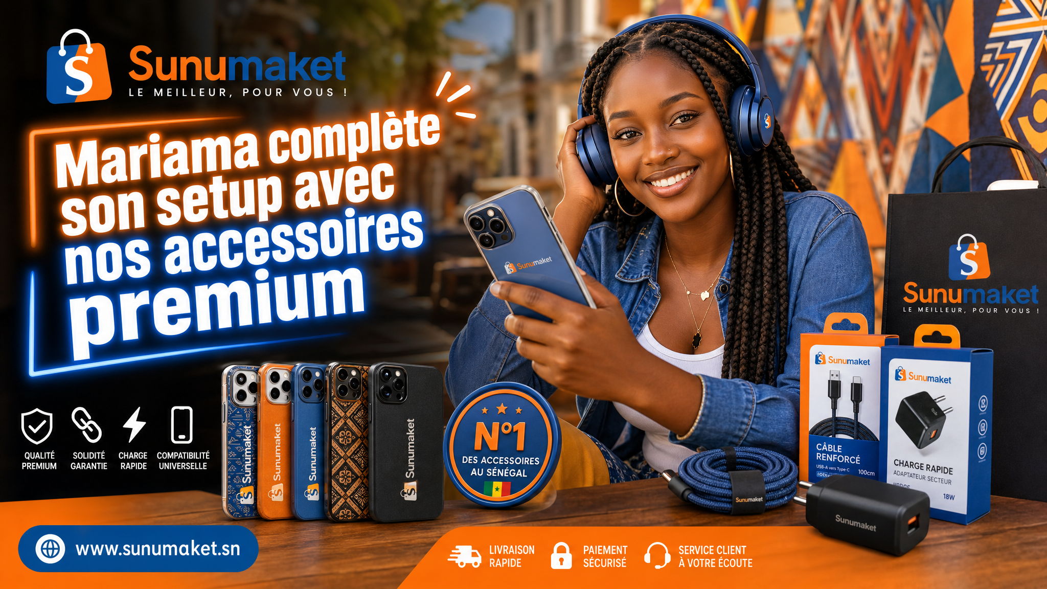 Accessoires premium pour smartphones