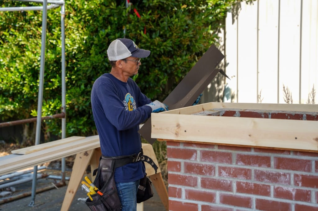 Chimney stack repair