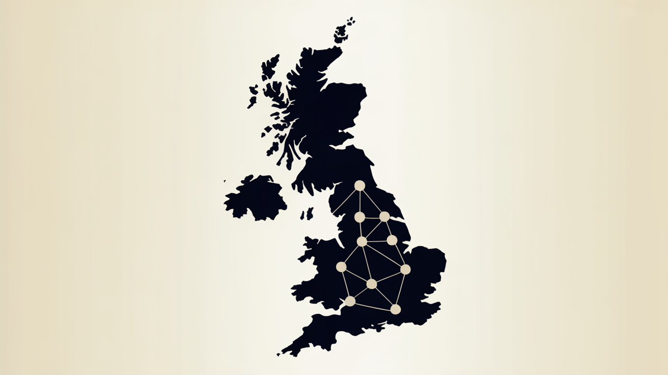 UK and Ireland coverage map