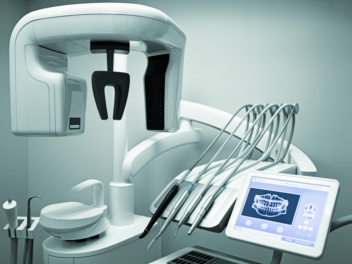 Advanced dental technology and AI equipment