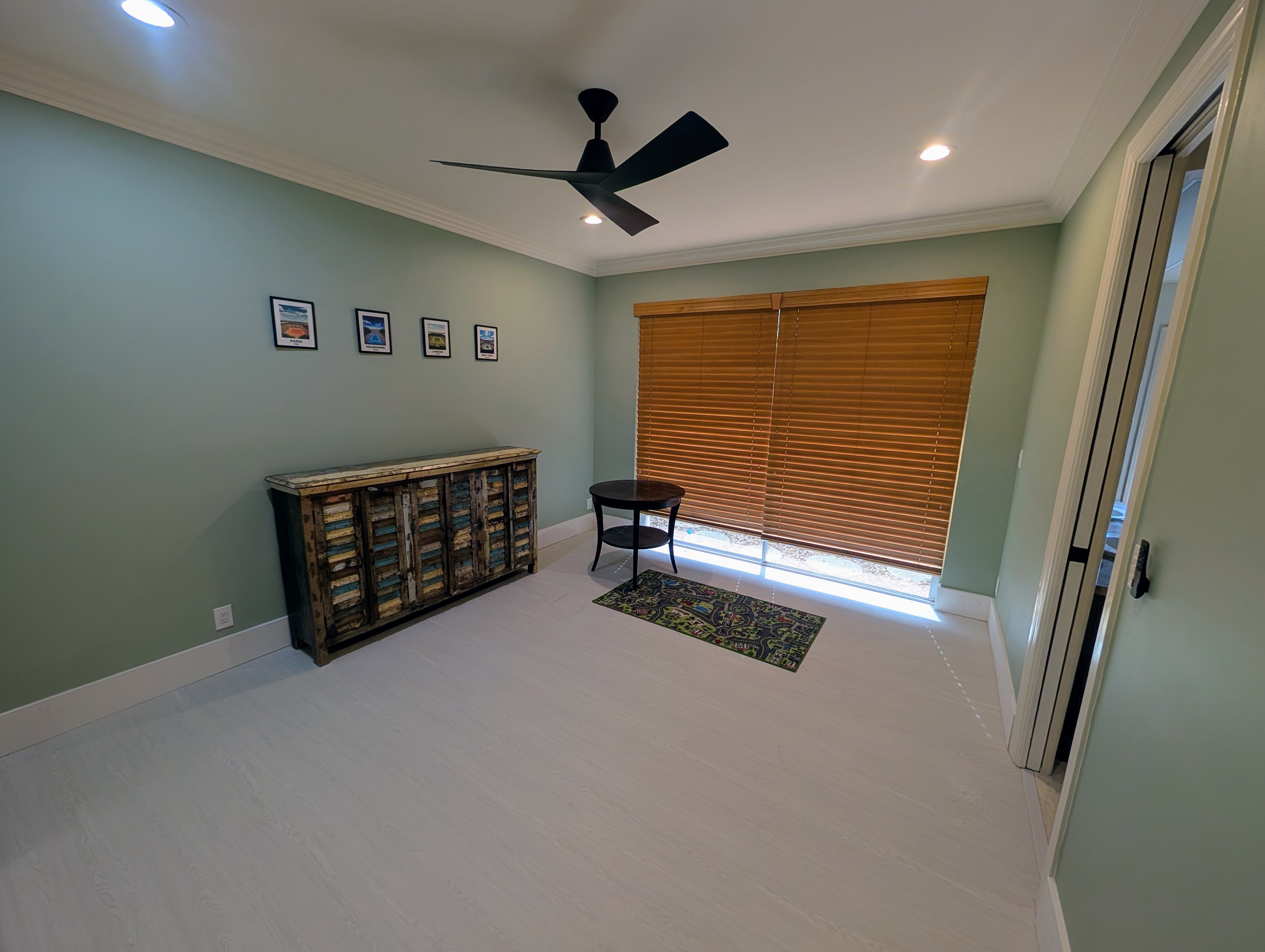 Family areas with natural light