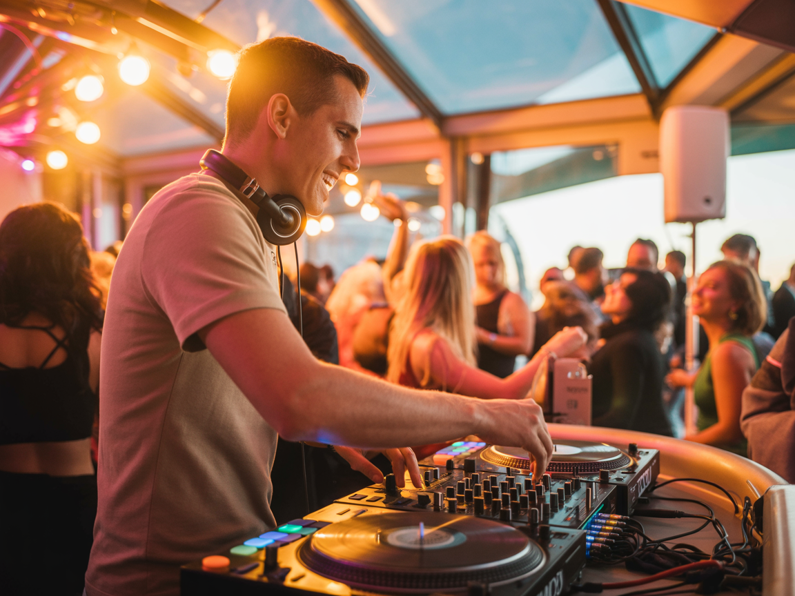 DJ performing at Brunch & Beats