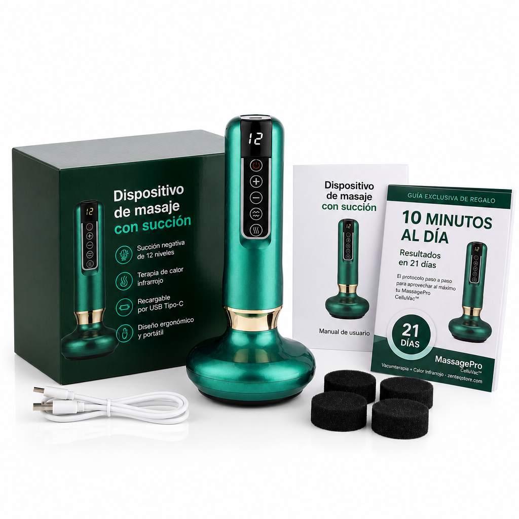 Qué incluye el paquete MassagePro CelluVac