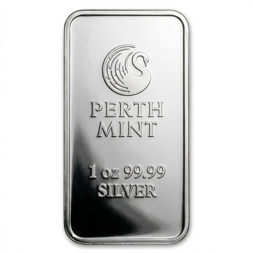 Perth Mint 1 Ounce Silver Bar