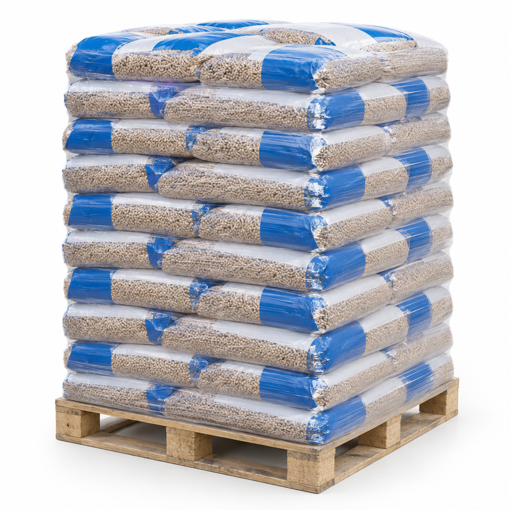 Lesni peleti Standard - paleta 1050 kg