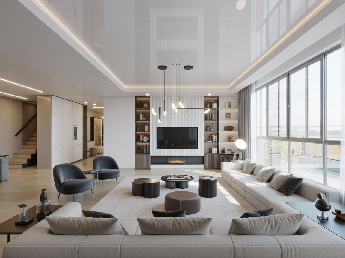 Глянцевый потолок