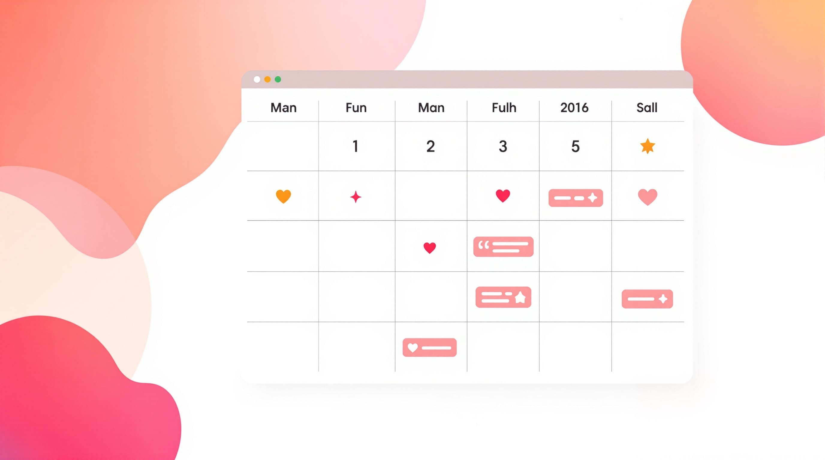 Mutterperl Family Calendar
