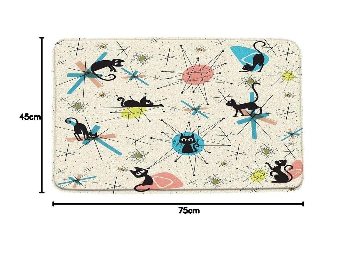 Atomic Diamond Bath Mat