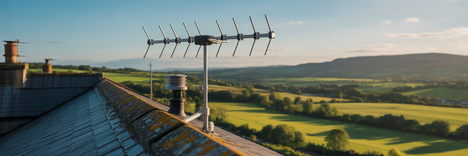 Professional aerial installation