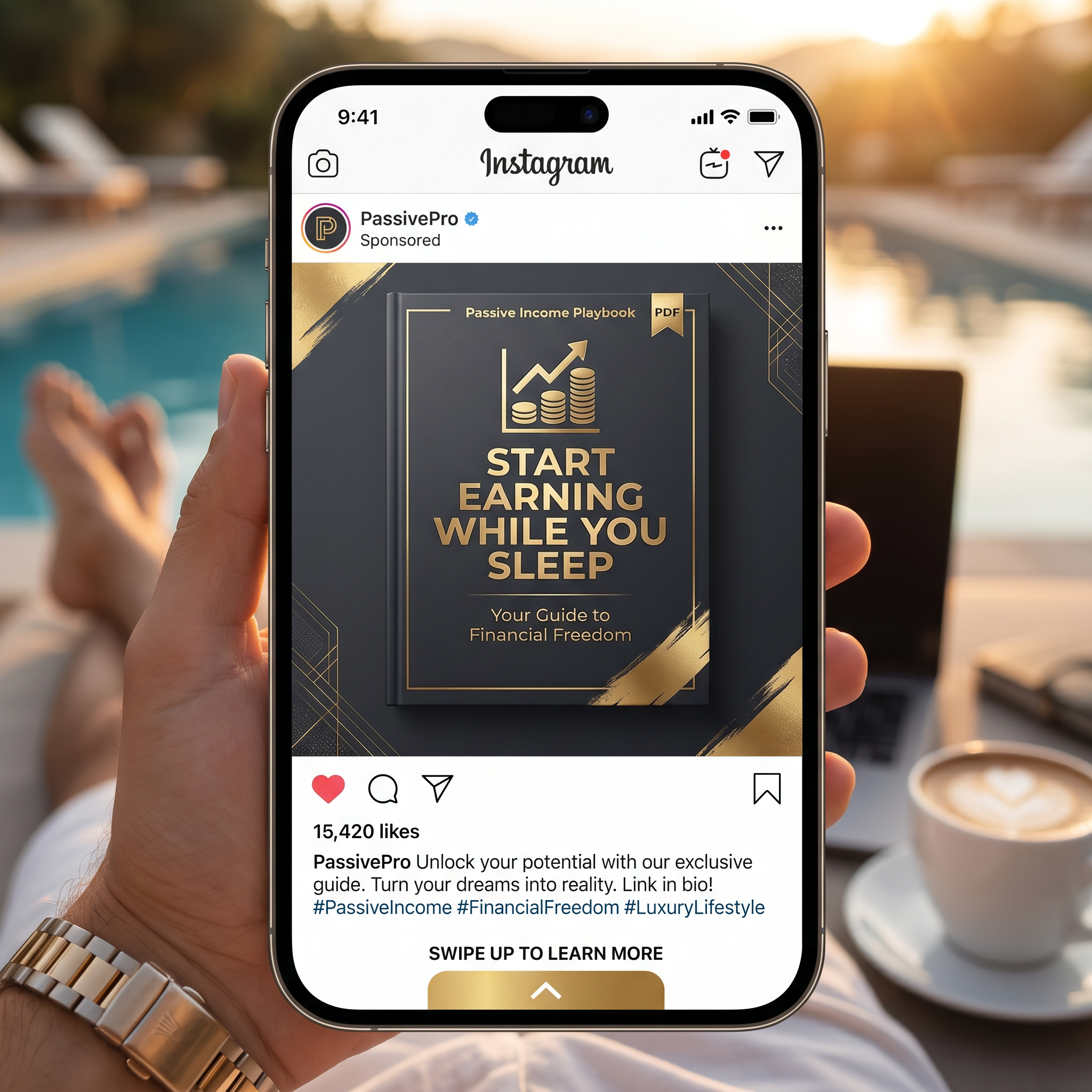 Instagram ad mockup
