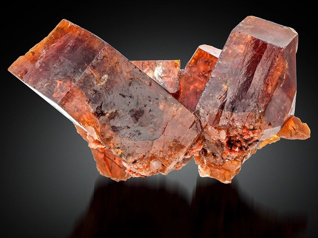 Rare earth mineral ore samples