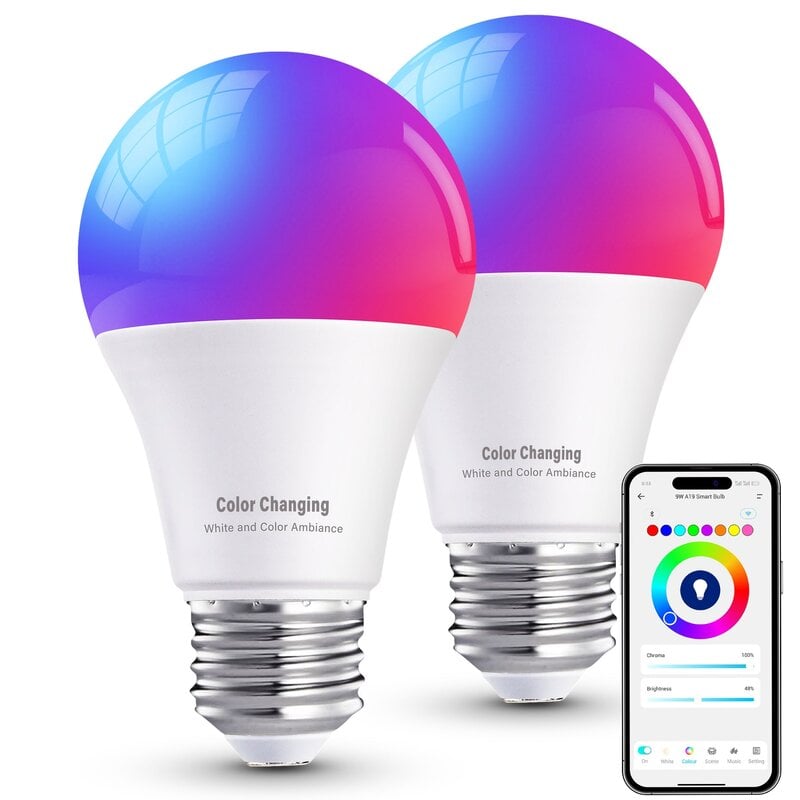 Voice-Controlled Smart Bulb 4-Pack