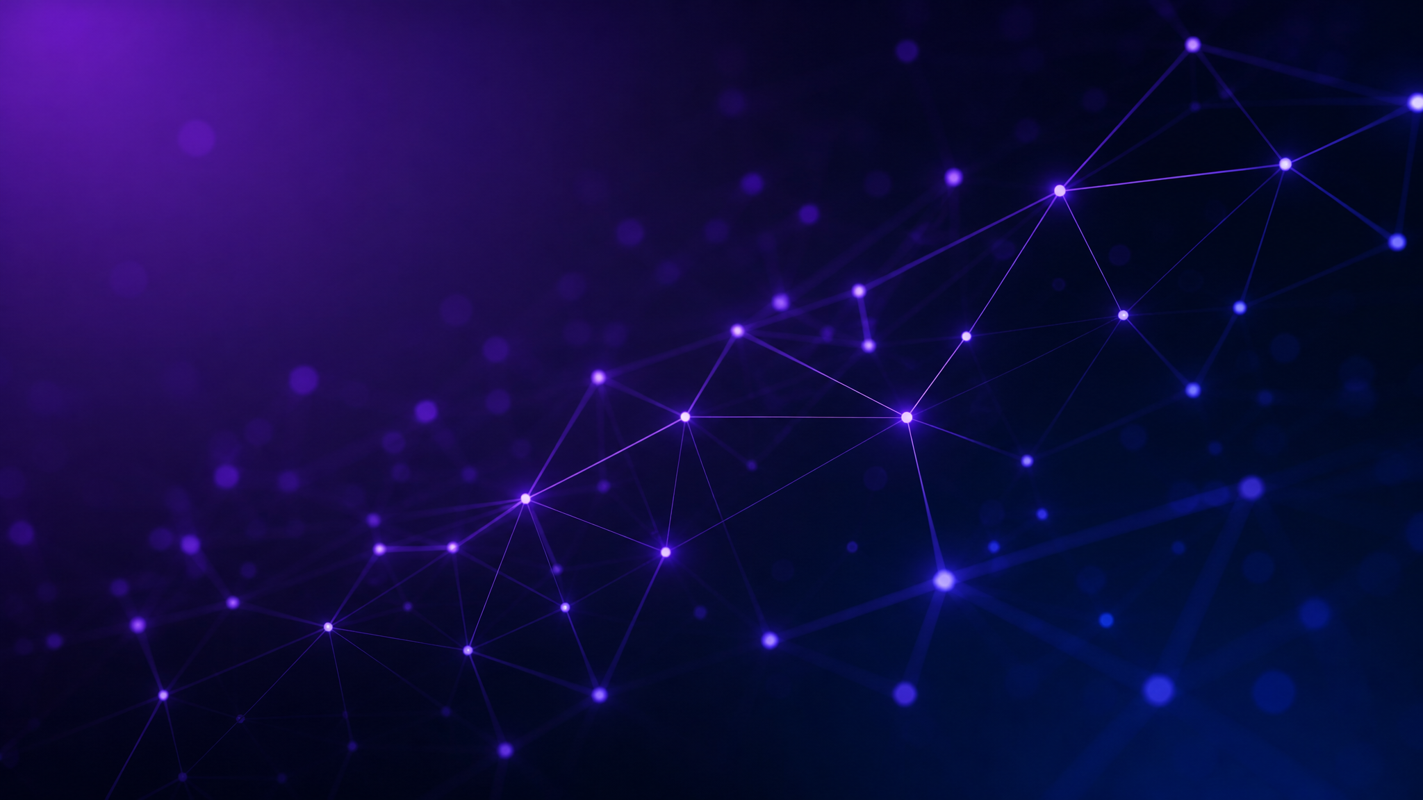 Abstract AI network technology background