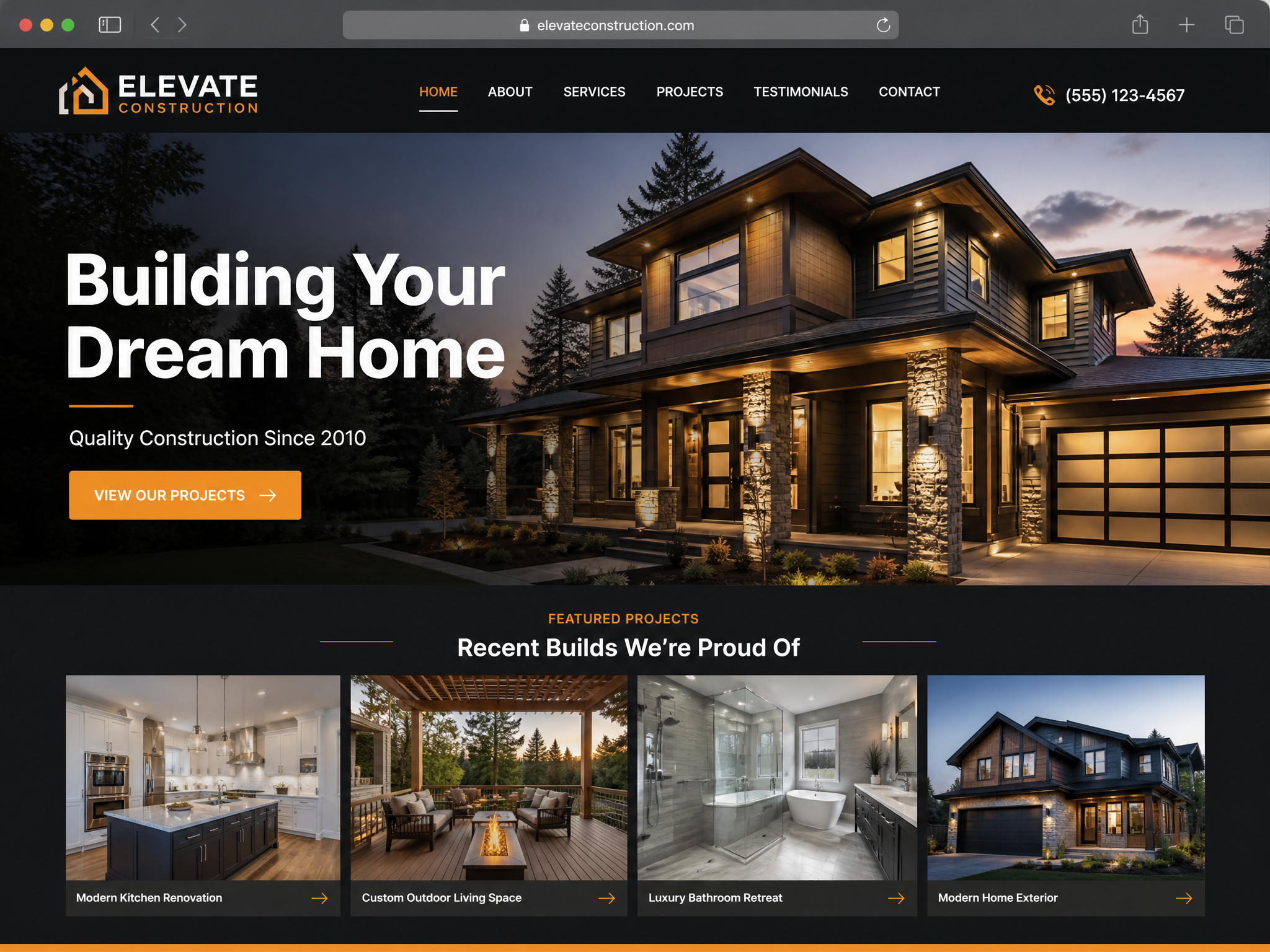Sample — Construction Firm
