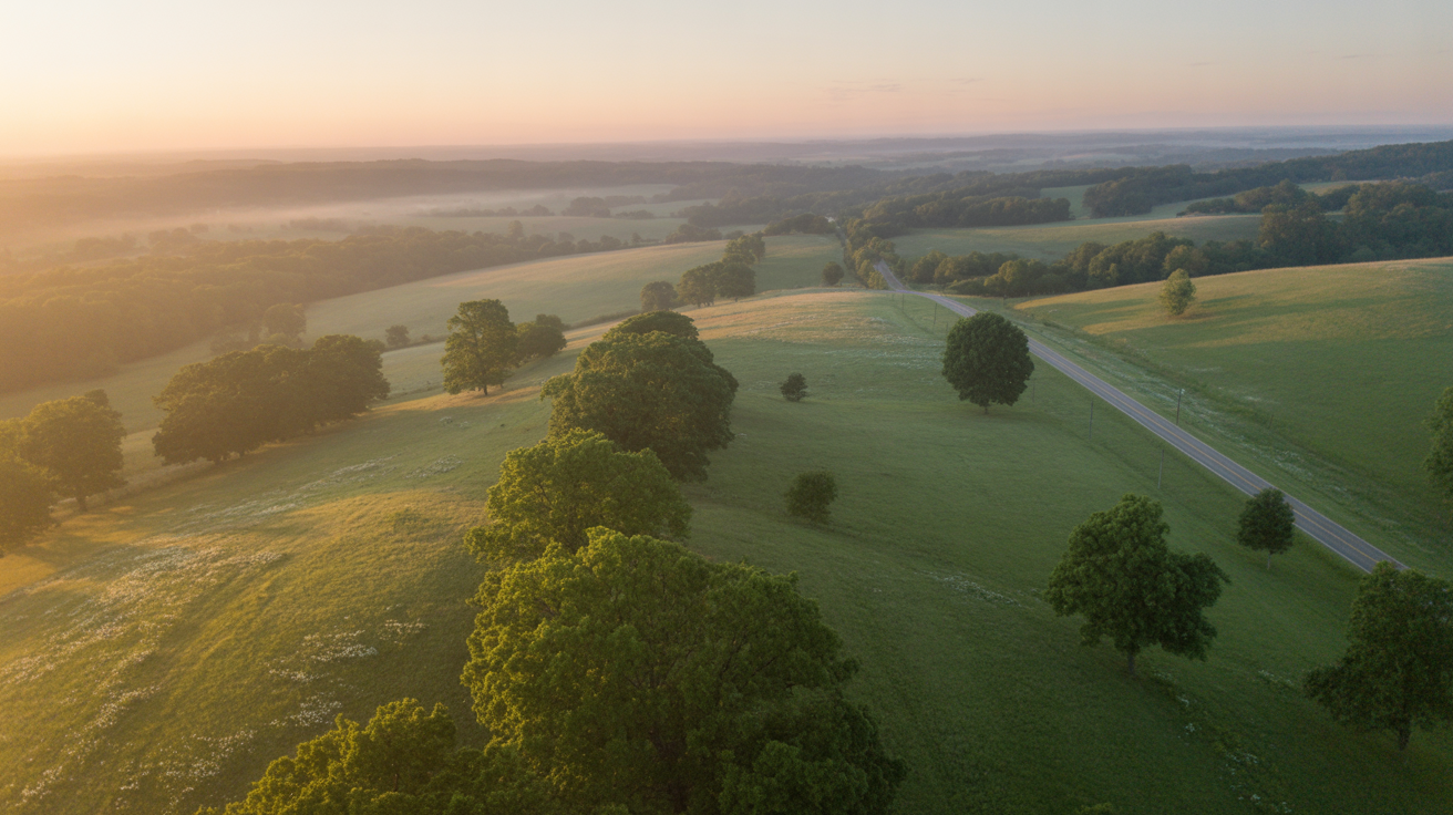 Beautiful Evening Shade, Arkansas countryside