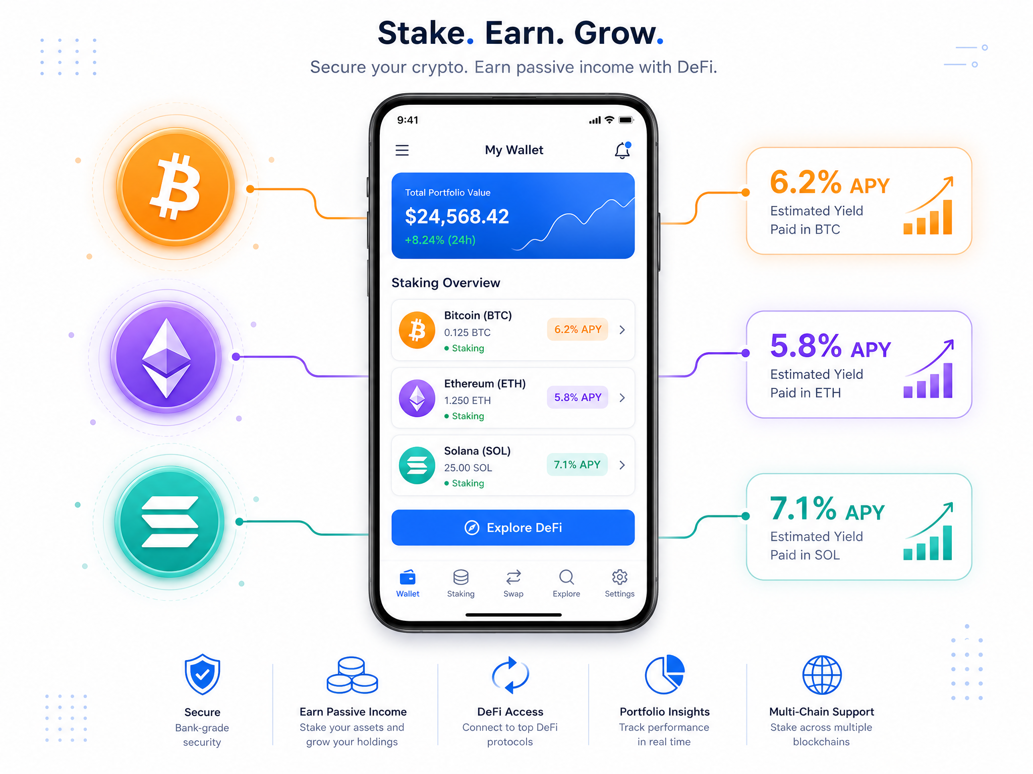 Trust Wallet review 2026 staking and DeFi features across multiple blockchains