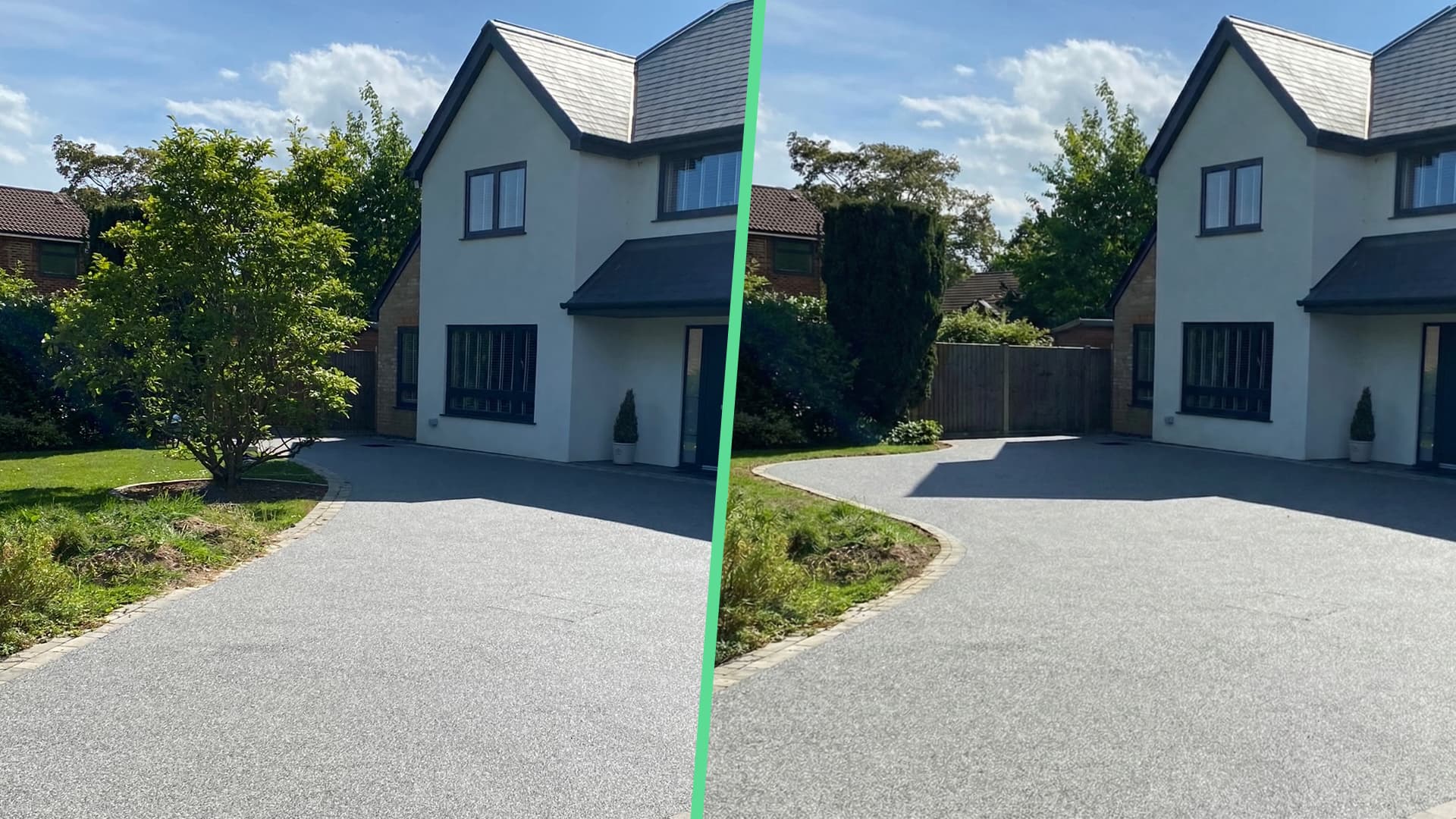 Driveway restoration transformation