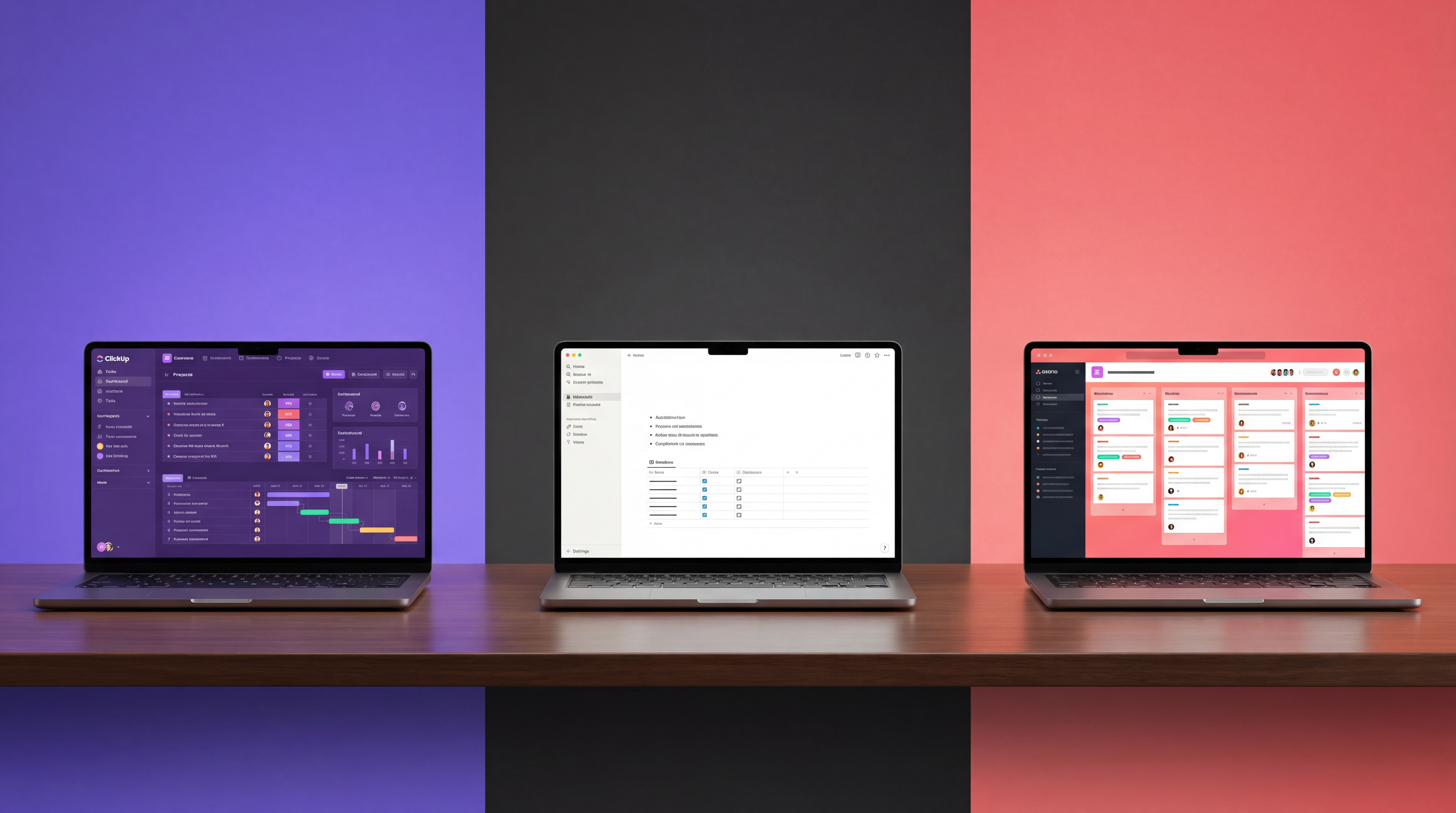 ClickUp vs. Notion vs. Asana 2026: Der ehrliche Vergleich