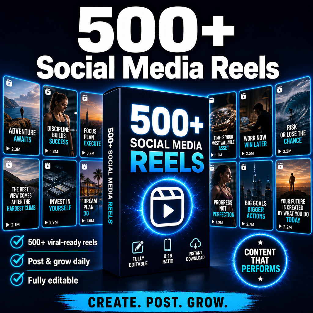 500+ Social Media Reels