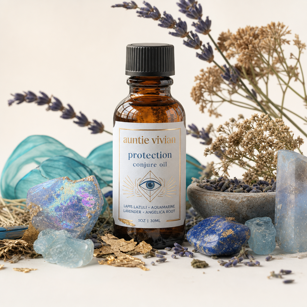 auntie vivian - protection conjure oil by church girl hoodoo
