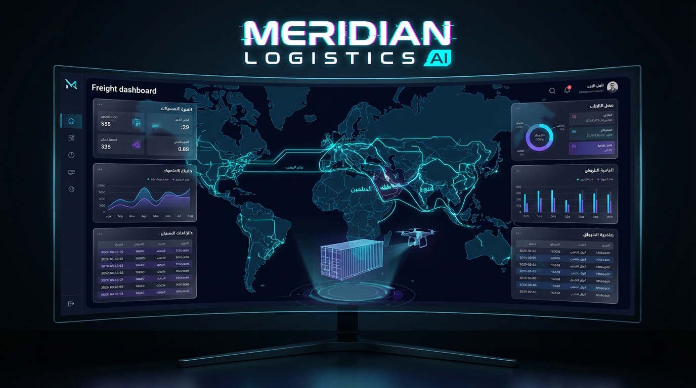 Meridian Logistics - Websites project for client in UAE