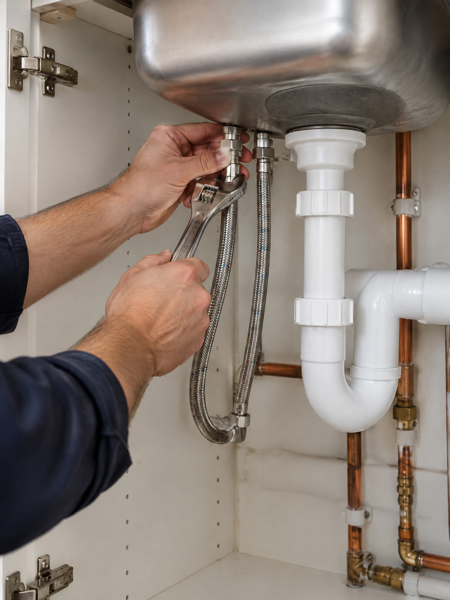 Under-Sink Plumbing Repair