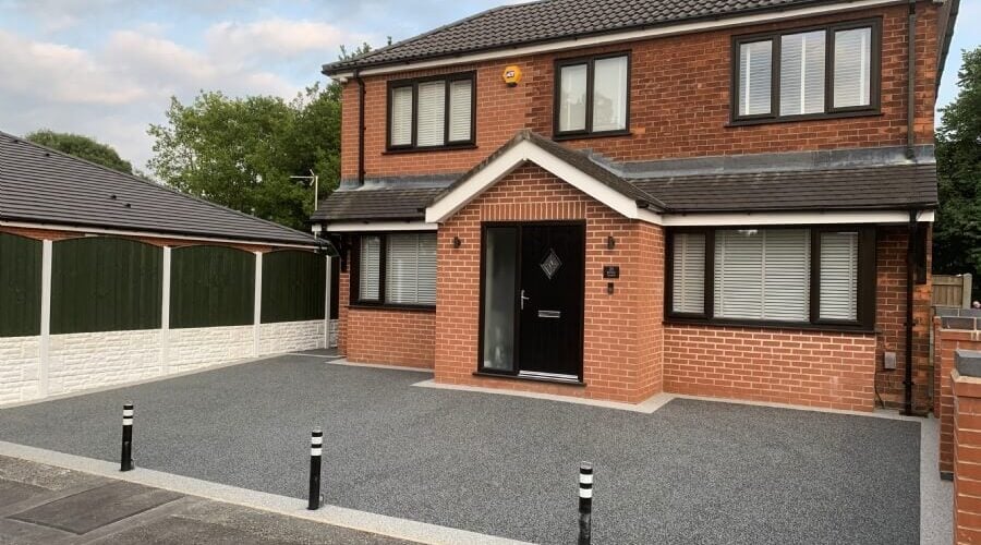 Resin bonded finish at residential property