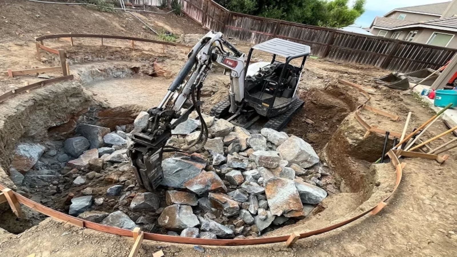 Pool construction