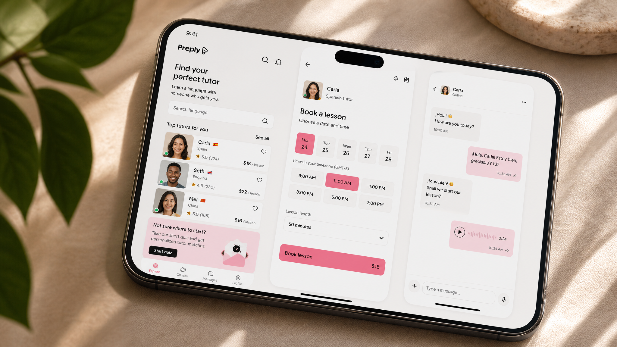 Design Critique: Preply (iOS App)