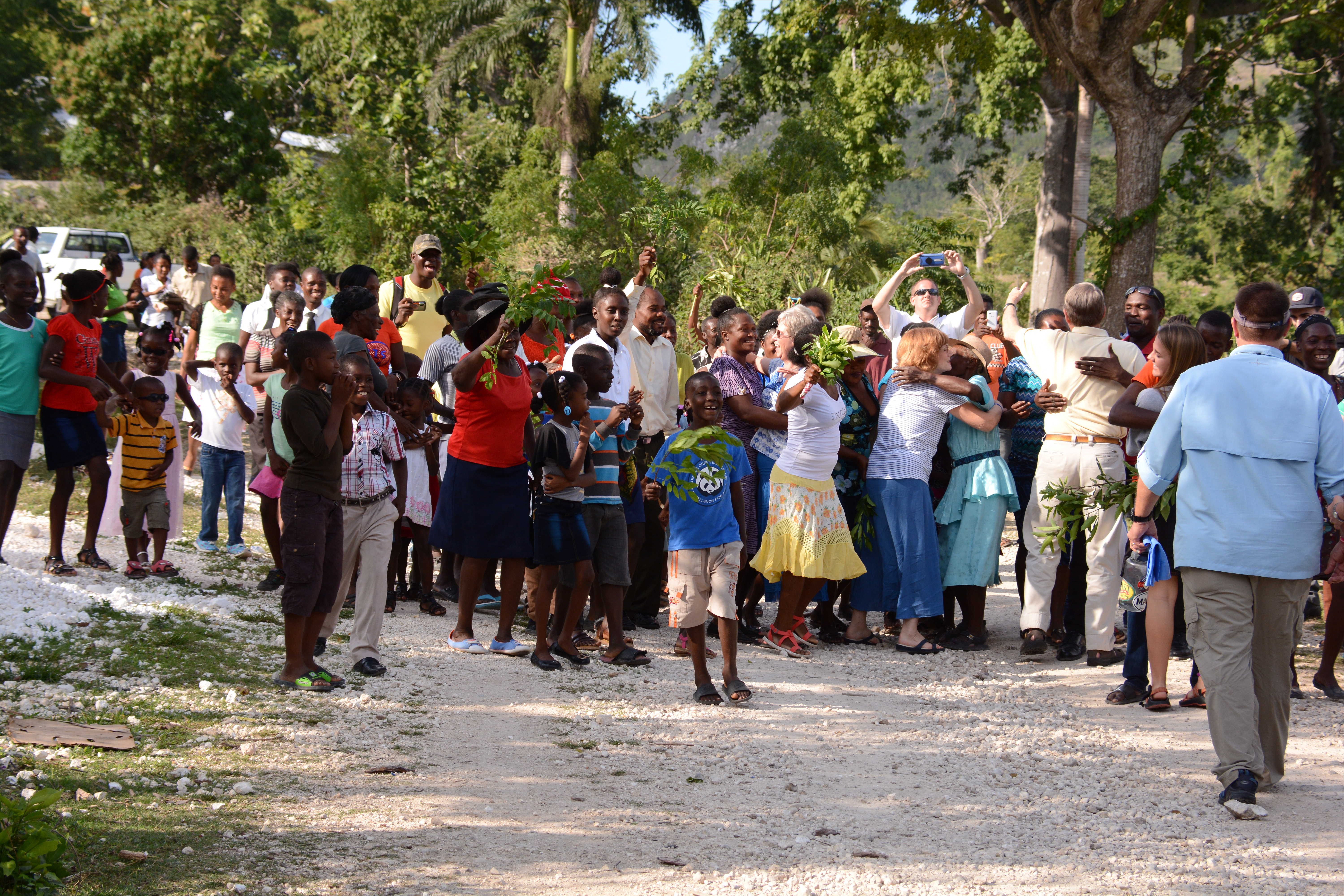 Welcoming community in Haiti