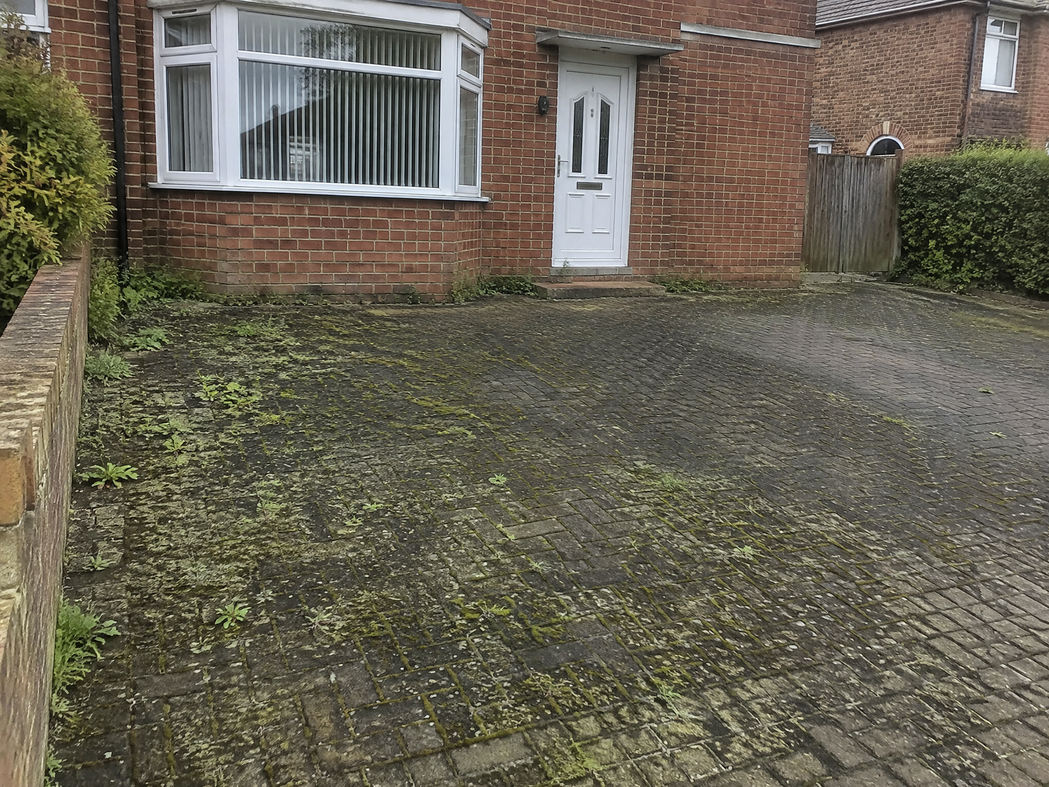 Driveway Power Washing - before