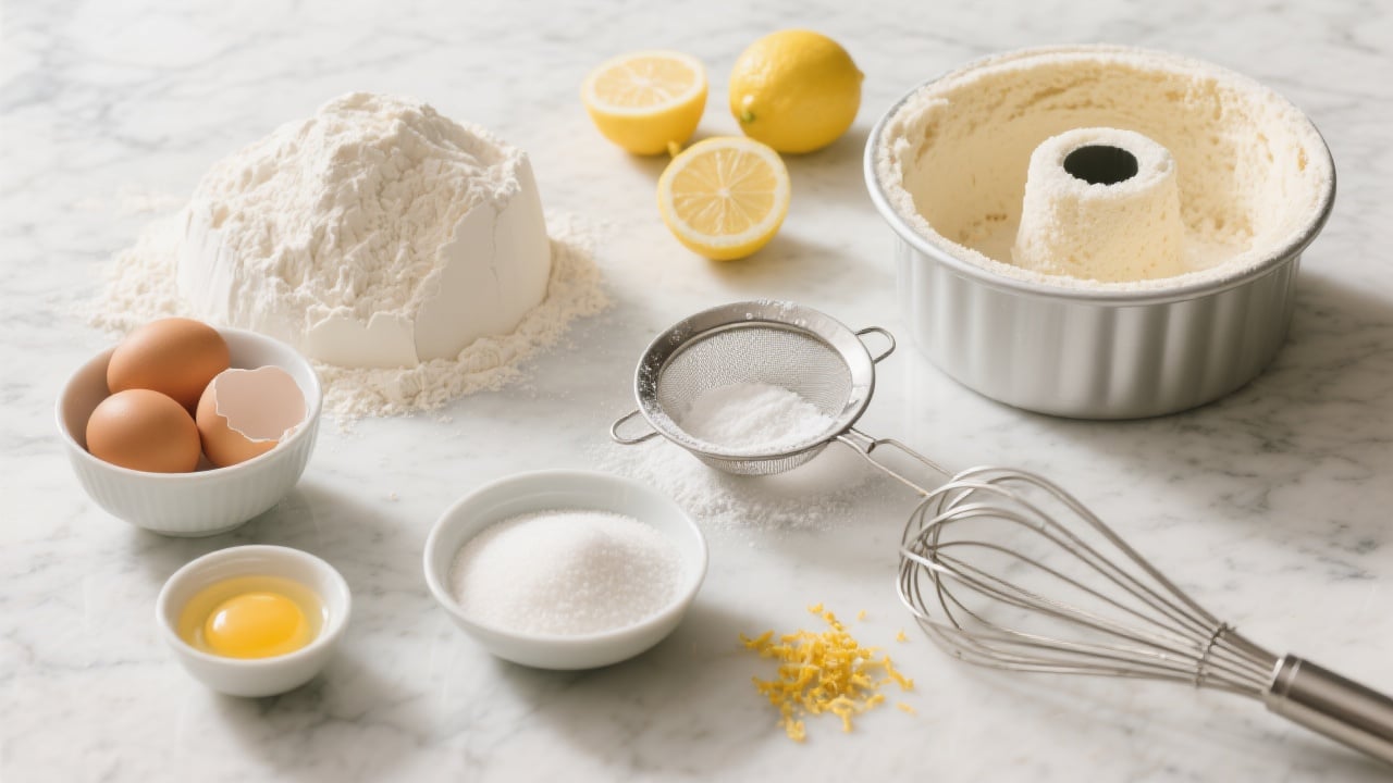 Recette du Gâteau de Savoie 2 gâteau de Savoie traditionnel moelleux et aérien saupoudré de sucre glace