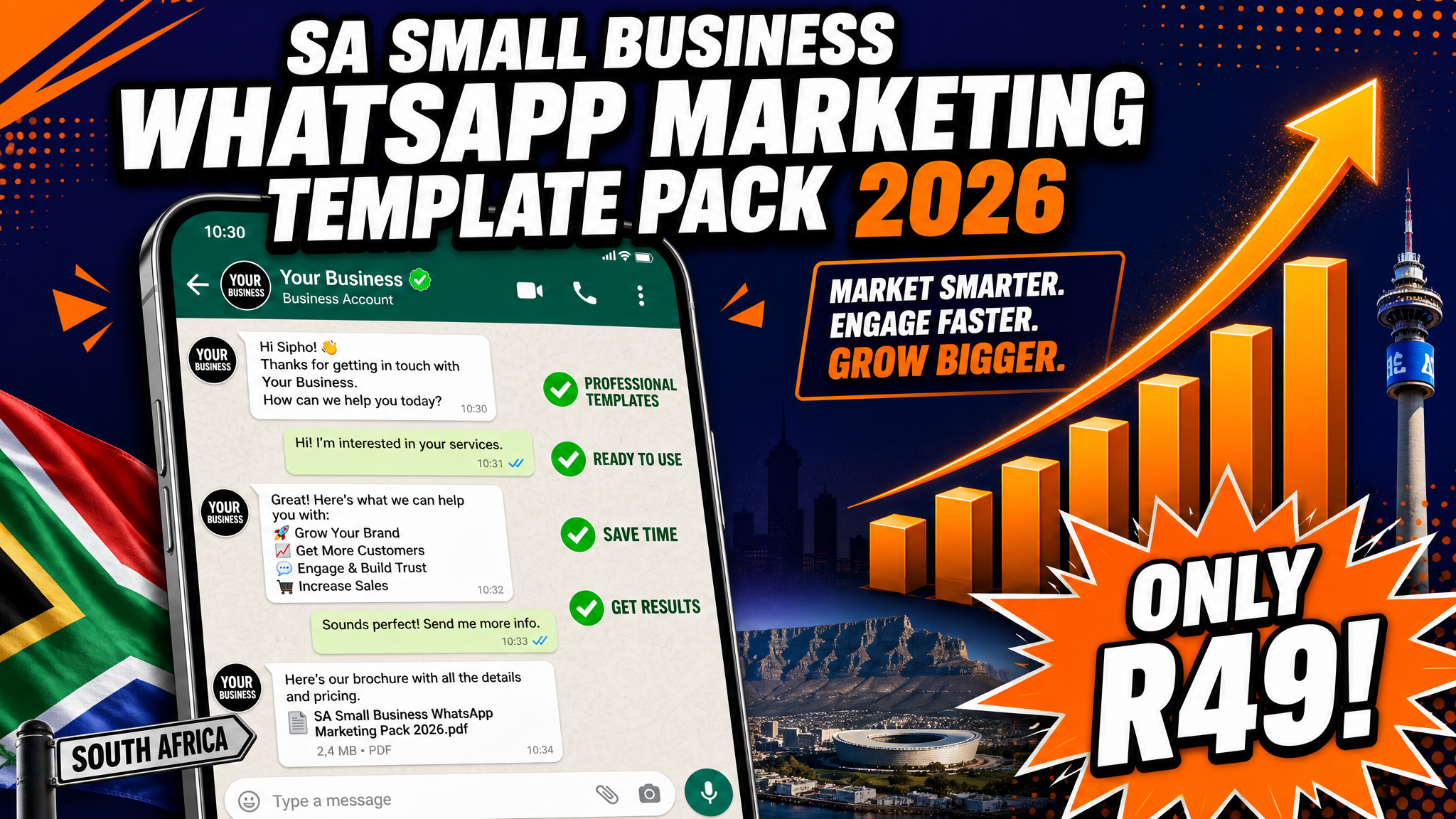 SA Small Business WhatsApp Marketing Template Pack 2026