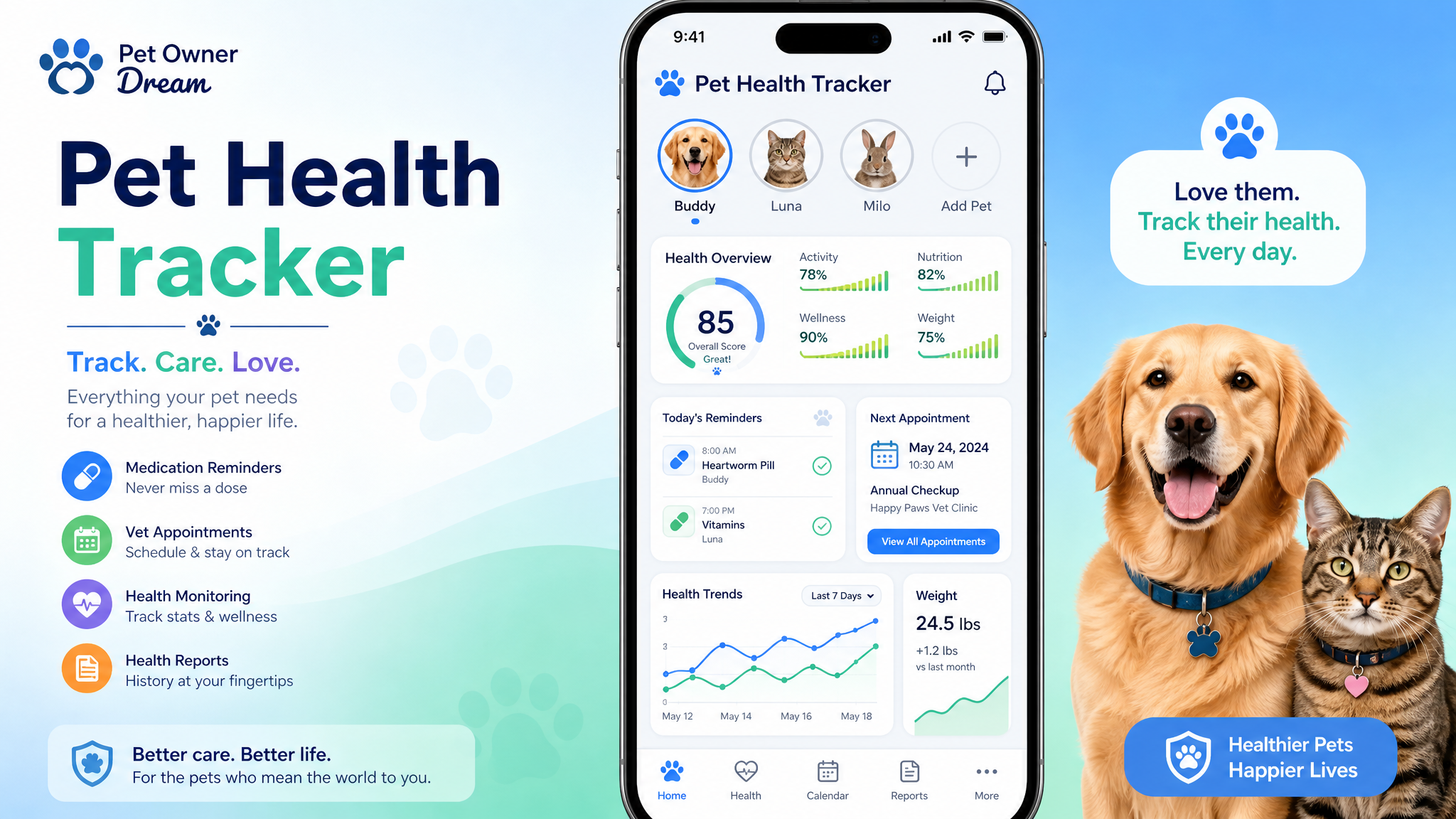 Pet Health Tracker App