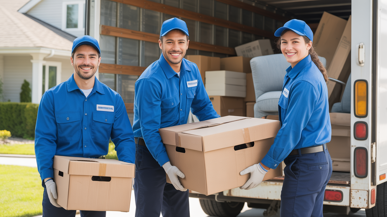 Professional Minneapolis junk removal team loading items