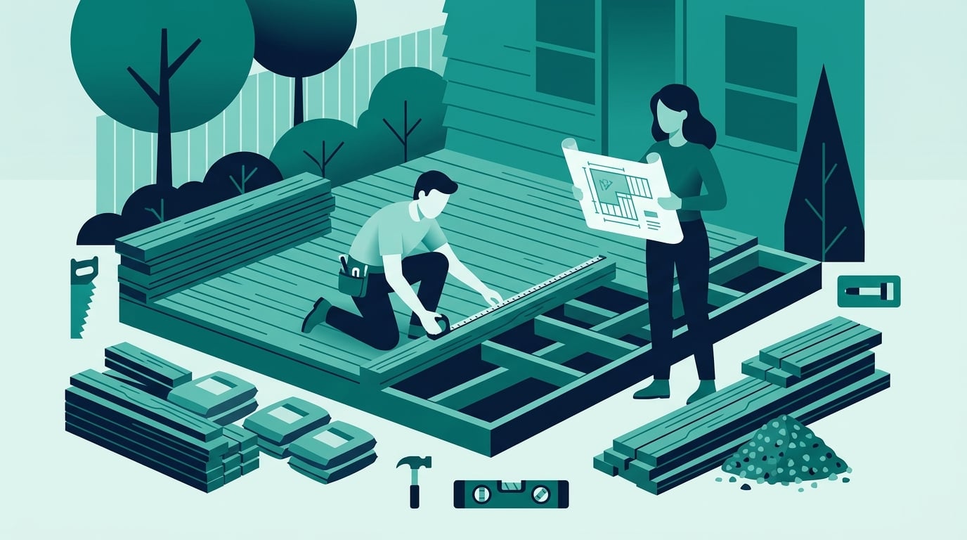 How to Plan and Build a Backyard Deck: Estimating Materials, Costs, and Avoiding Rookie Mistakes