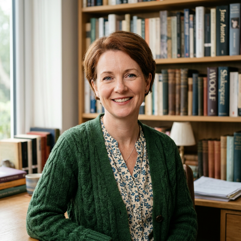 Emma Whitfield, English Literature teacher from United Kingdom
