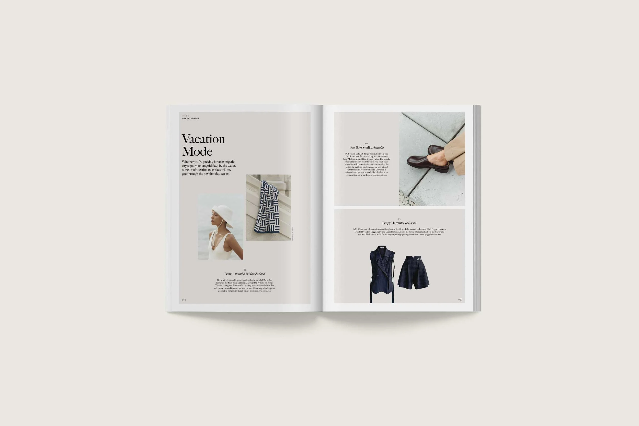 Blue International Marketing brand guide preview
