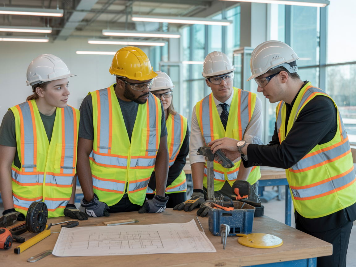 Community construction workforce training program participants