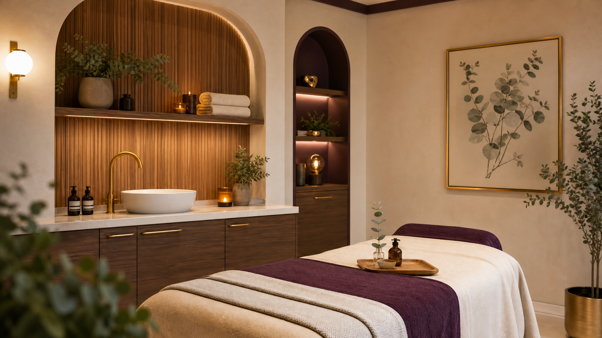 Luxury spa interior