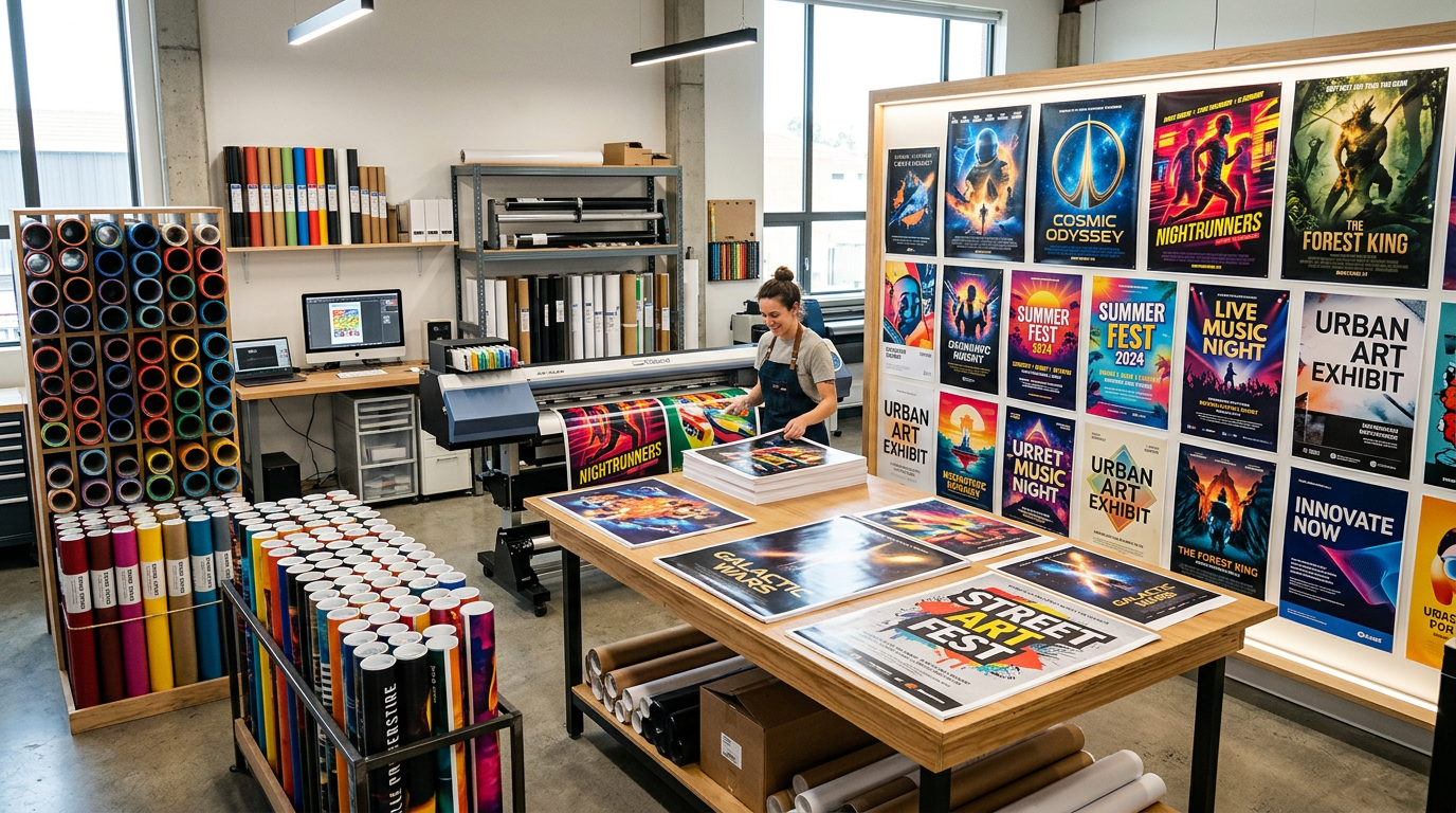 Poster Printing services at Magic Print and Copy in North Vancouver