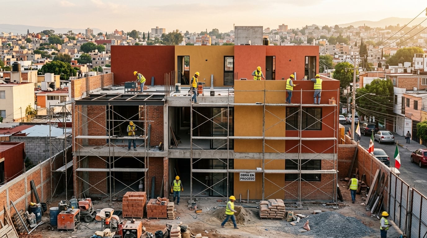 Costo de Construcción por m² en México 2026: Precios Reales por Ciudad y Tipo de Vivienda