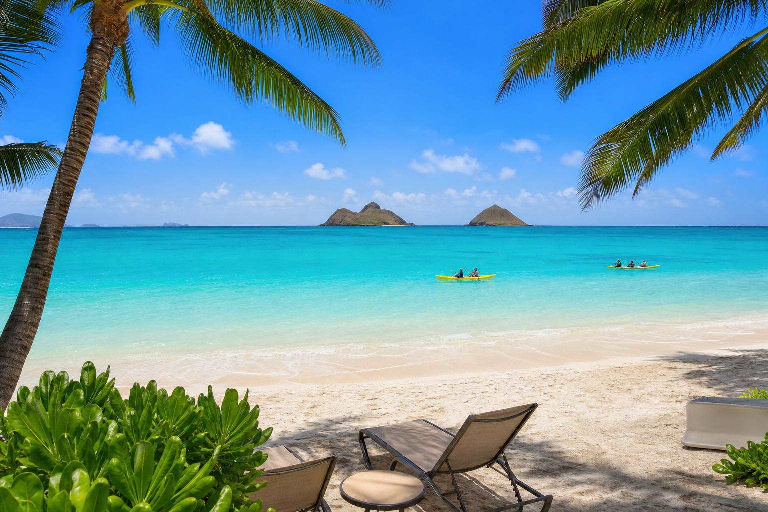 Kailua area on Oahu